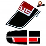 Car Stickers Car Styling Front Bonnet Rear Stripes Hood Trunk Engine Cover Decal for Chevrolet Comalo